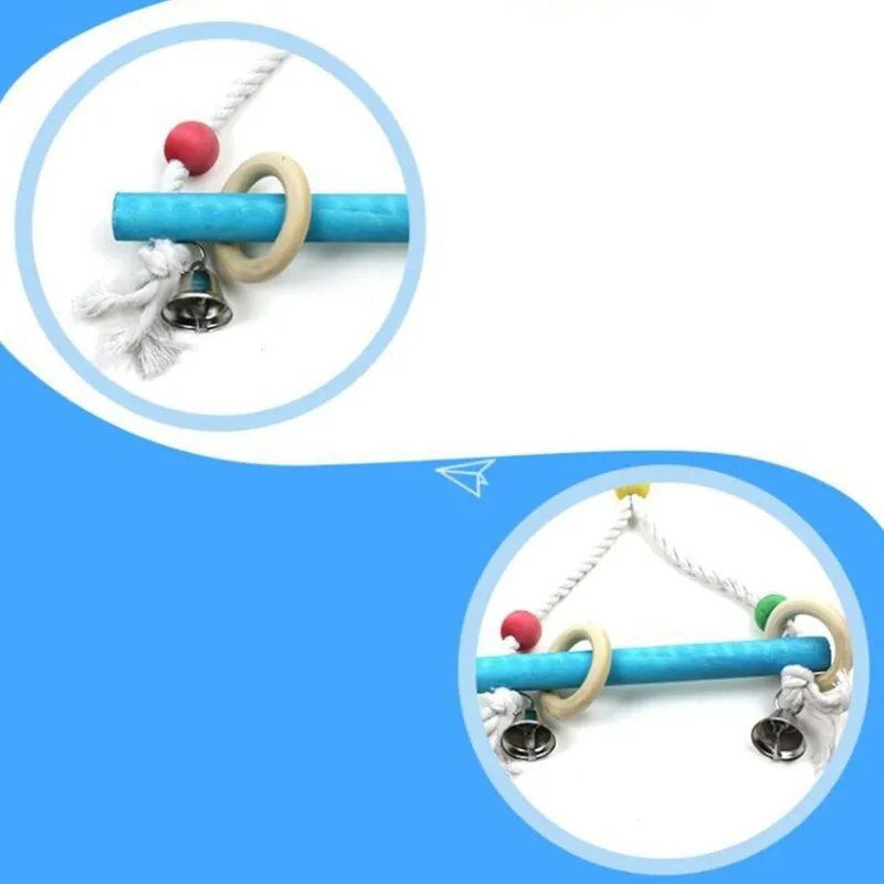 2 Pieces Parrot Swing Toys
