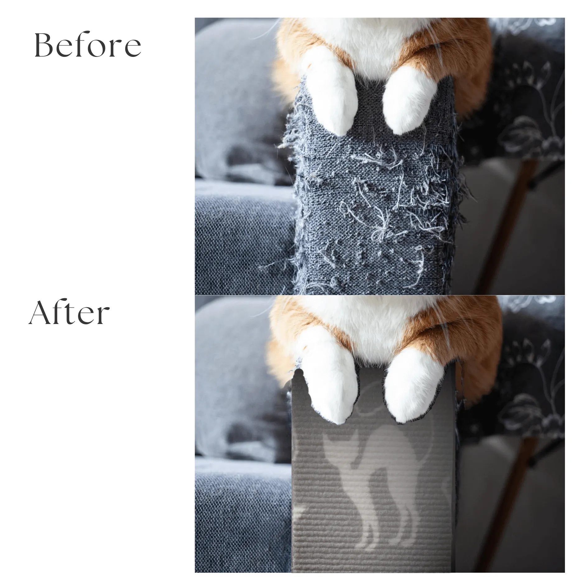 2pk Trimmable DIY Cat Scratching Mat