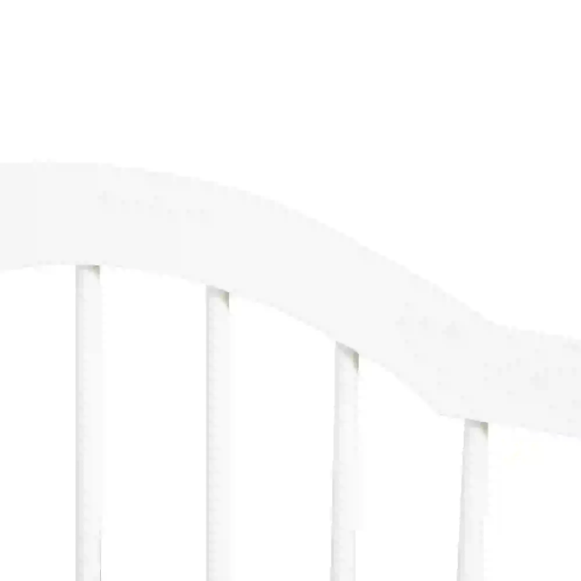 3 Section Folding Wooden Dog Gate, 154.5x29. 5x61cm, White