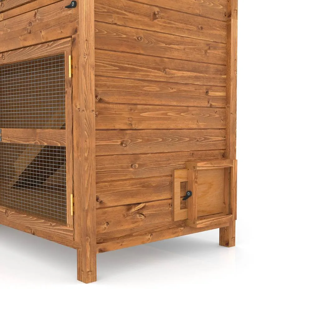 4ft Chartwell Triple Guinea Pig Hutch