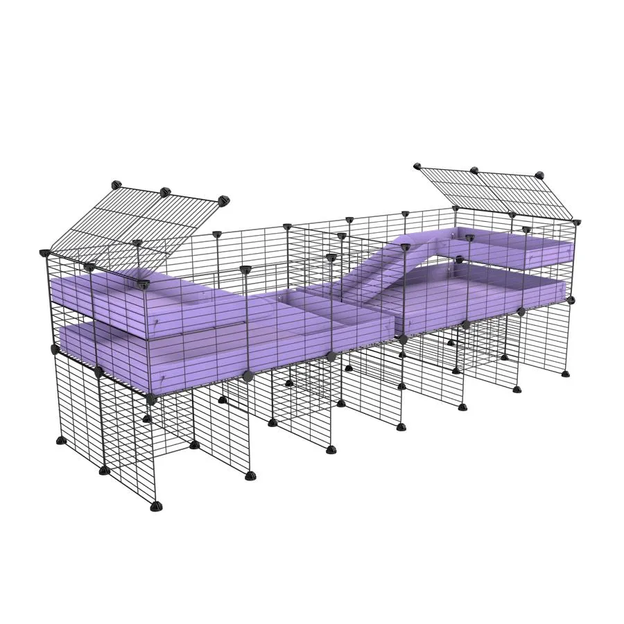 6x2 C&C Cage with Divider, Loft & Stand