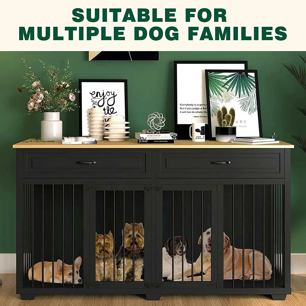 72.4" Large Dog Crate Furniture 150160