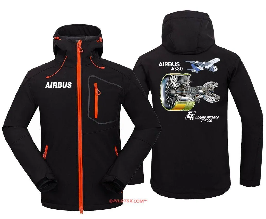 A80 ENGINE WATERPROOF WINDPROOF SOFTSHELL HOODED JACKET