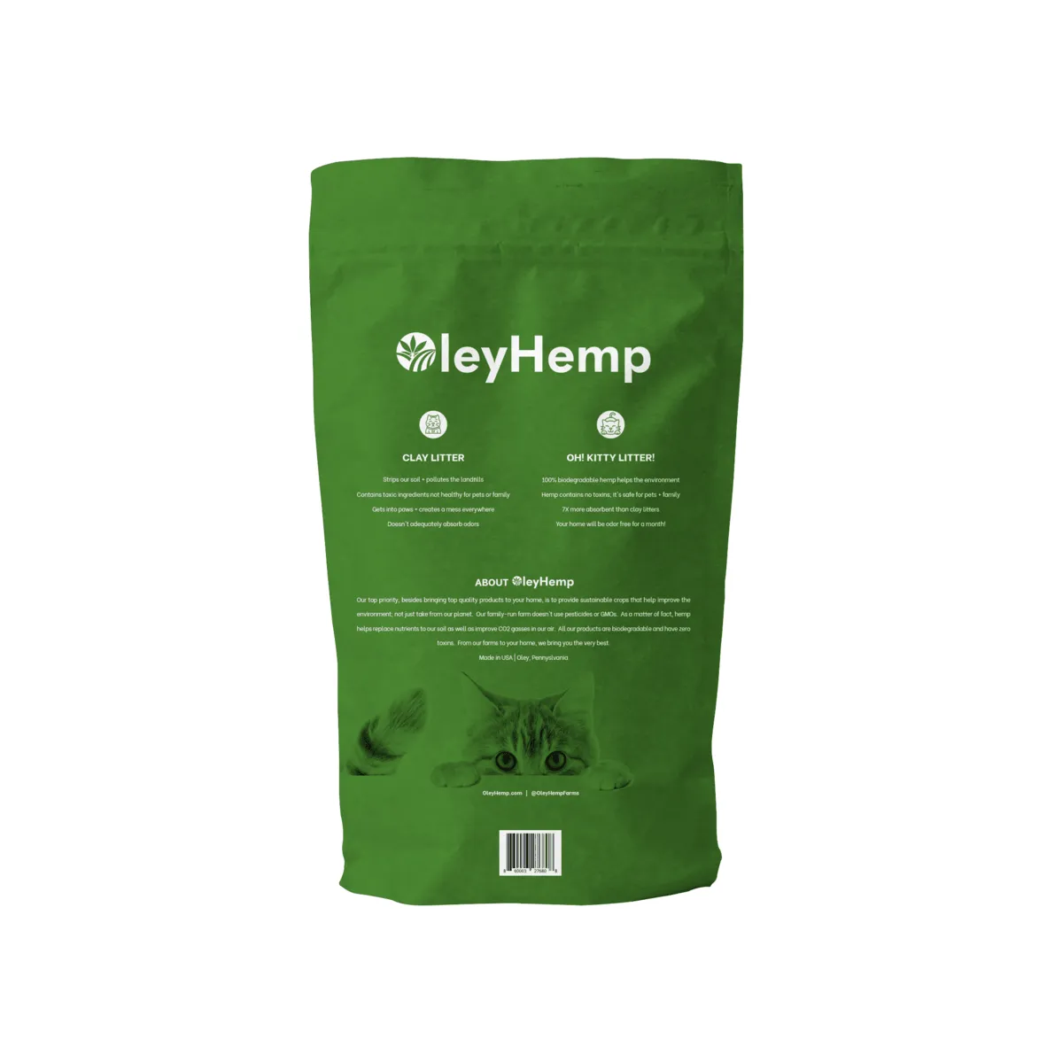 All-Natural Cat Litter, Lightweight and Clumping