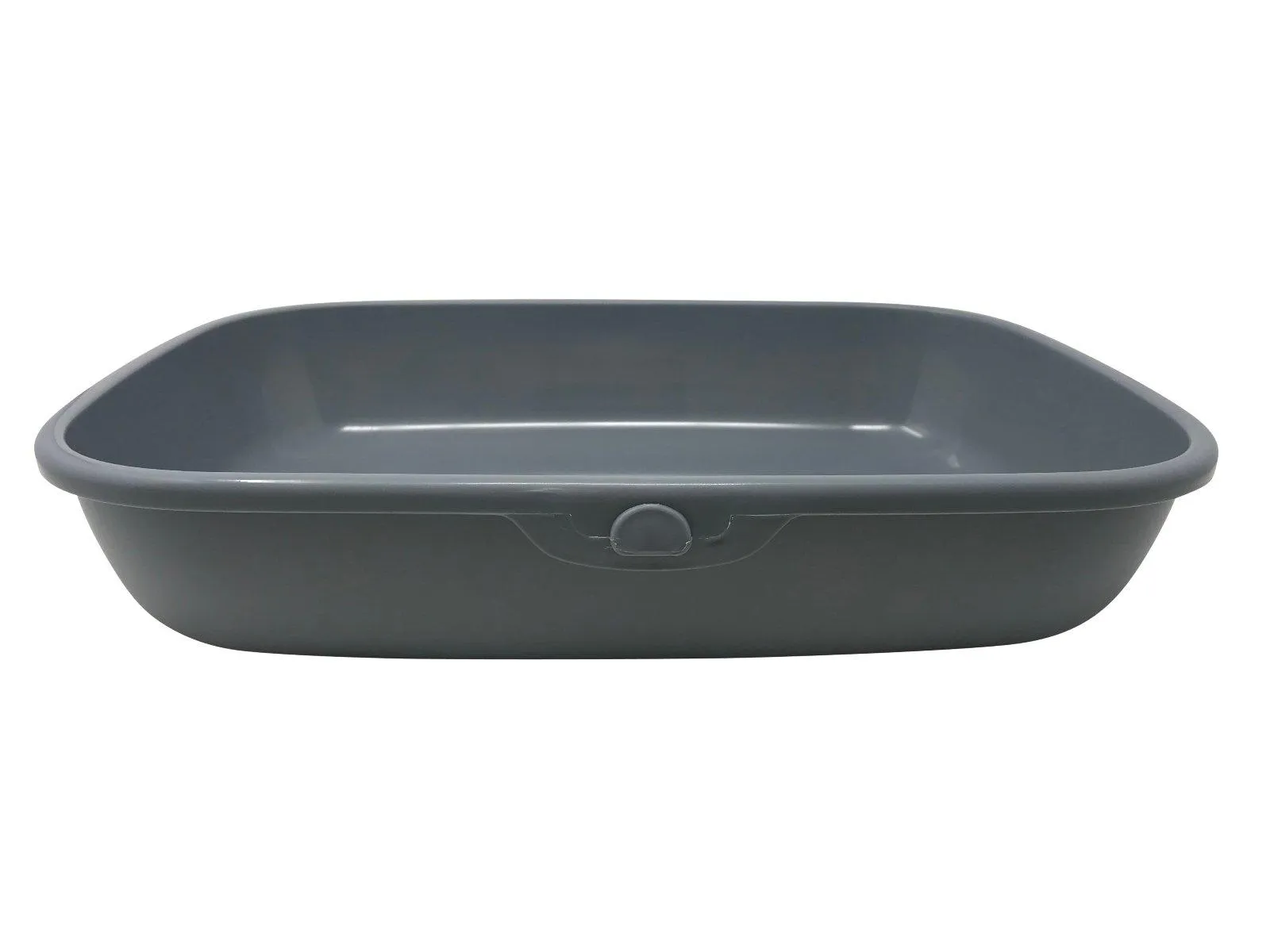 AllPetSolutions Grey Cat Litter Tray with Rim S / L