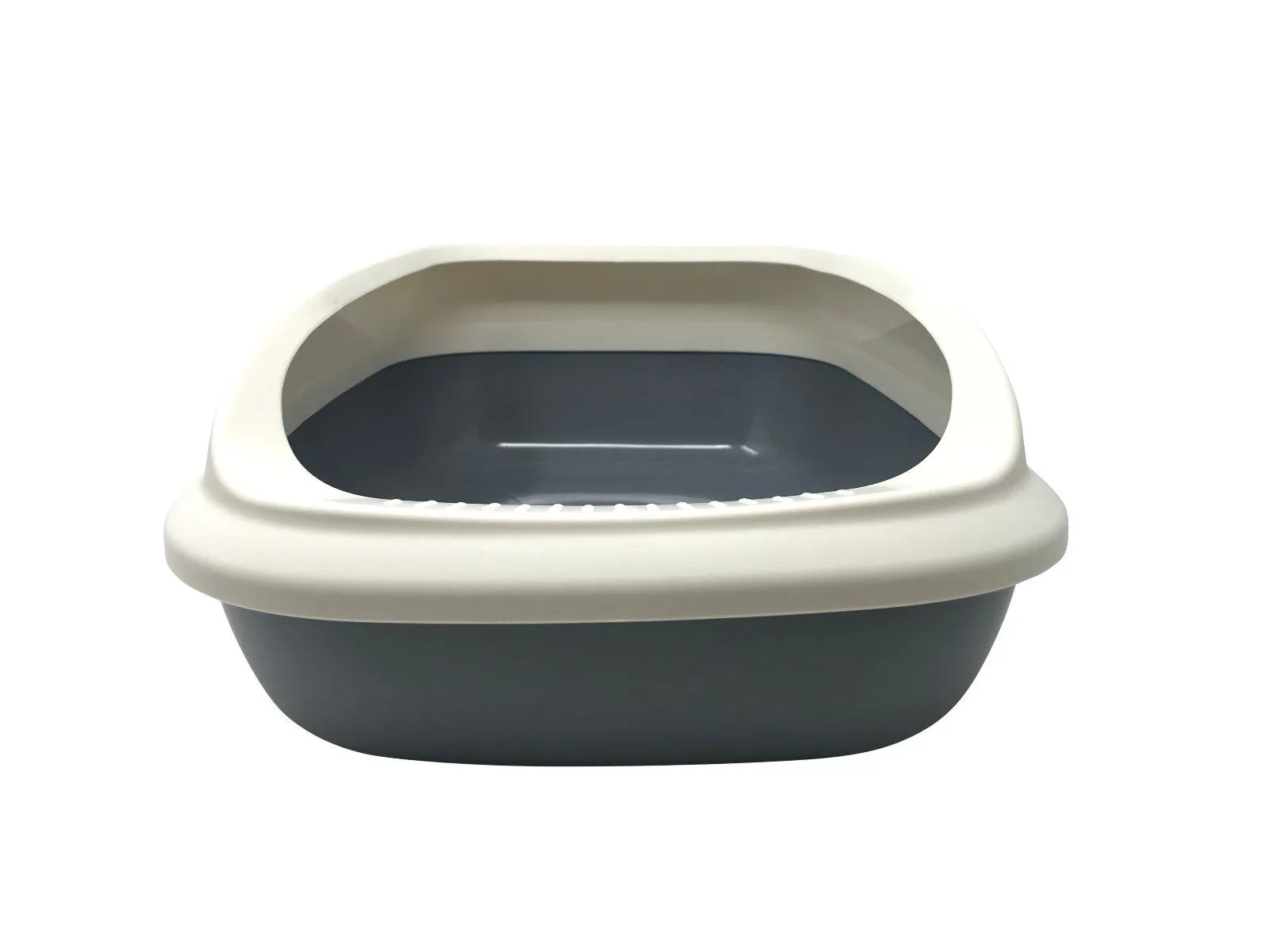 AllPetSolutions Grey Cat Litter Tray with Rim S / L