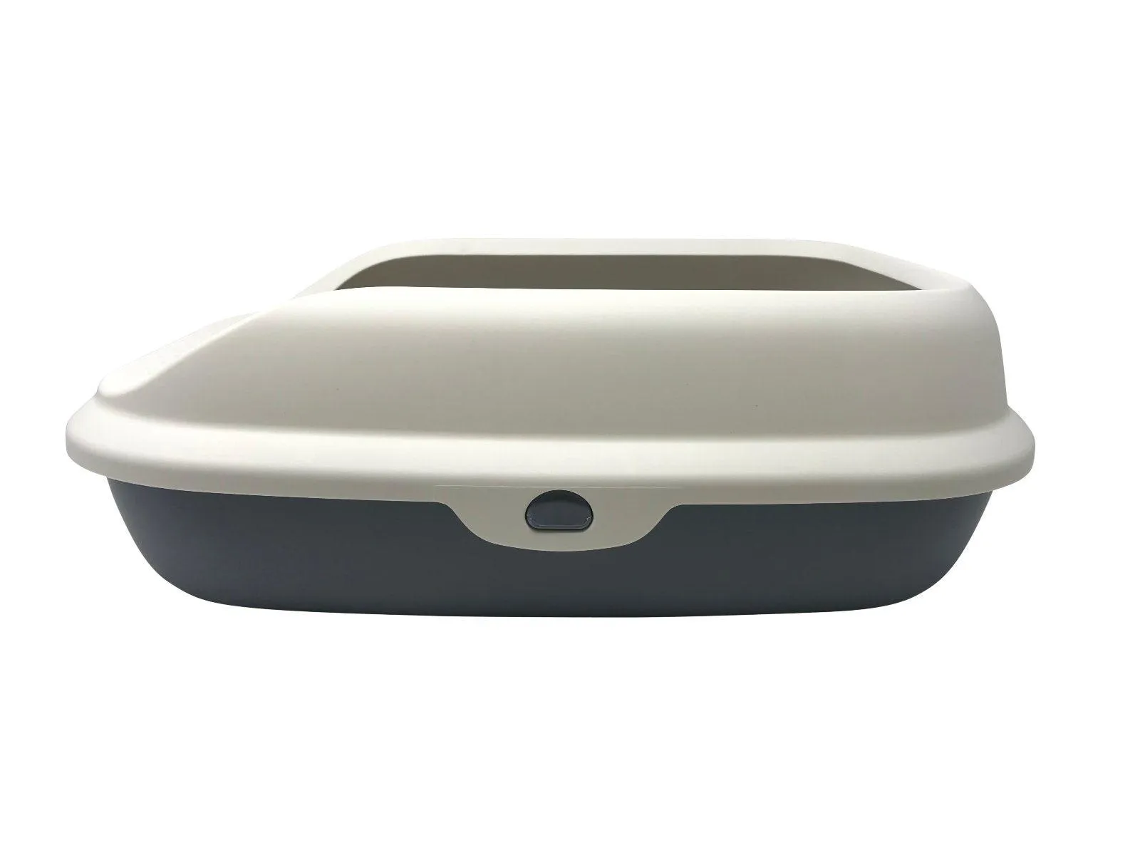 AllPetSolutions Grey Cat Litter Tray with Rim S / L