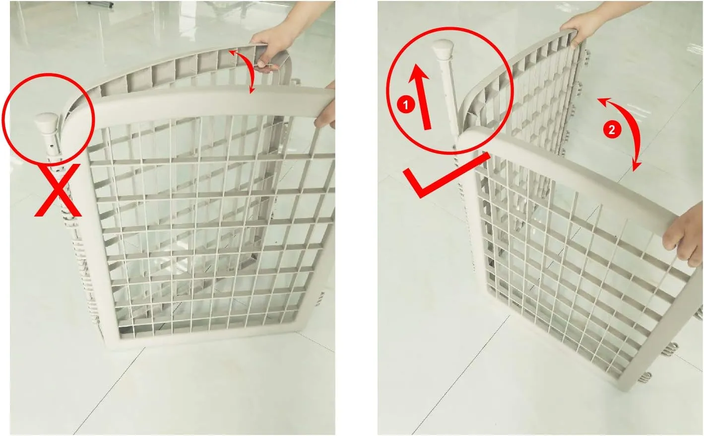 Amazon Basics 8-Panel Octagonal Plastic Pet Pen Fence Enclosure With Gate, 28 inches, Grey