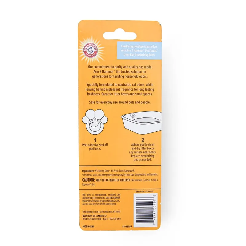 Arm & Hammer Litter Box Deodorizing Pod 2pk - 8pc PDQ