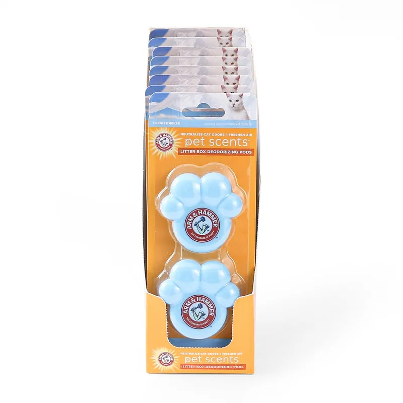 Arm & Hammer Litter Box Deodorizing Pod 2pk - 8pc PDQ