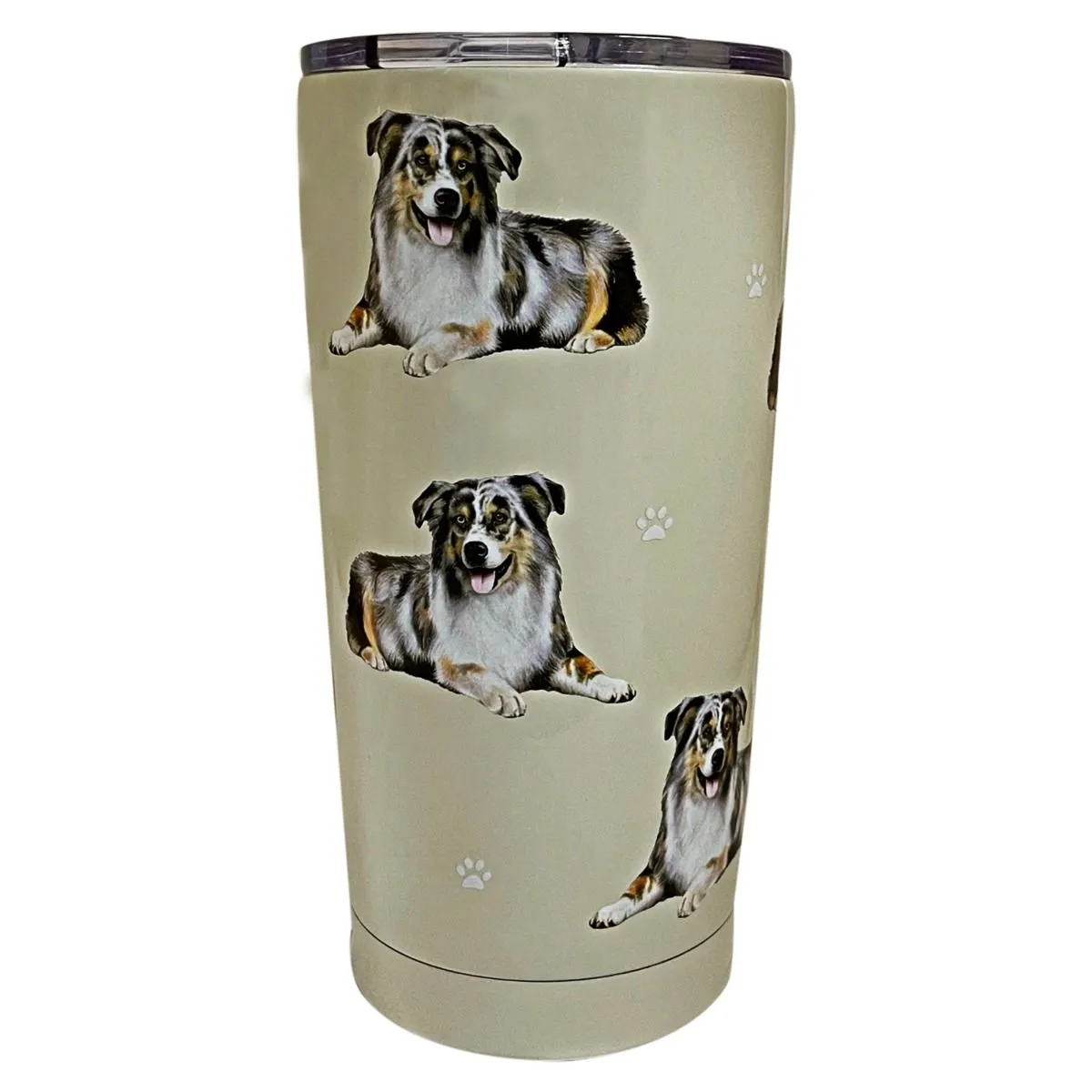 Australian Shepherd Stainless Steel 20 Oz. Tumbler
