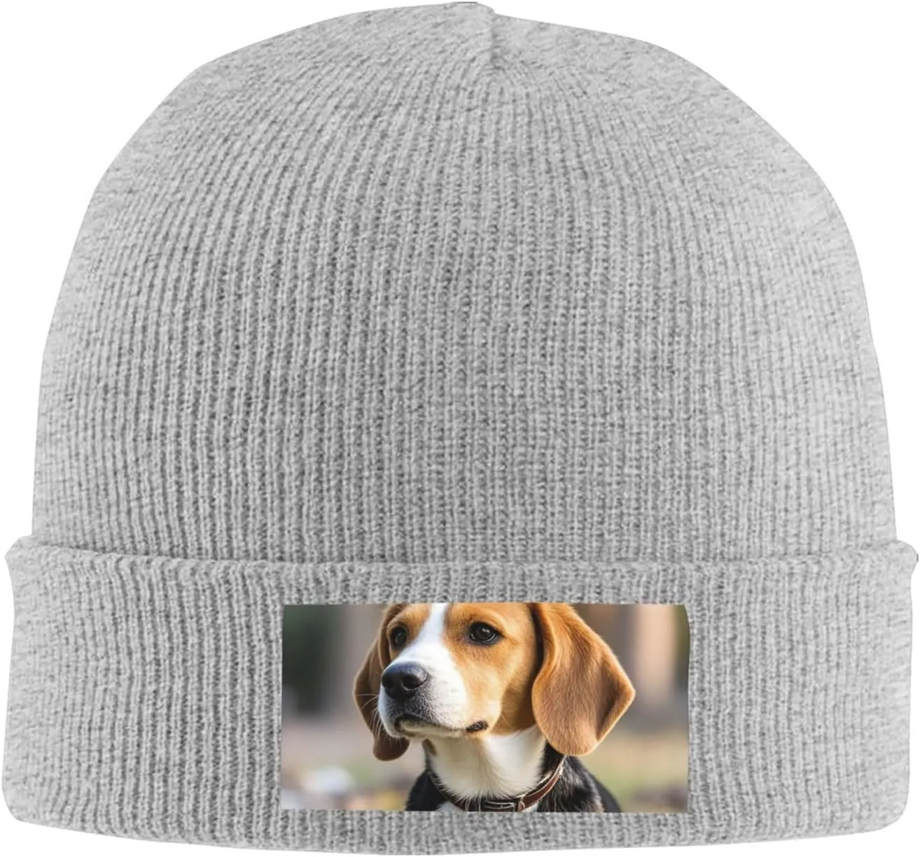 Beanie Hat for Women Men ovely Pet Dog Beagle Knitted Hat Warm Winter Hat