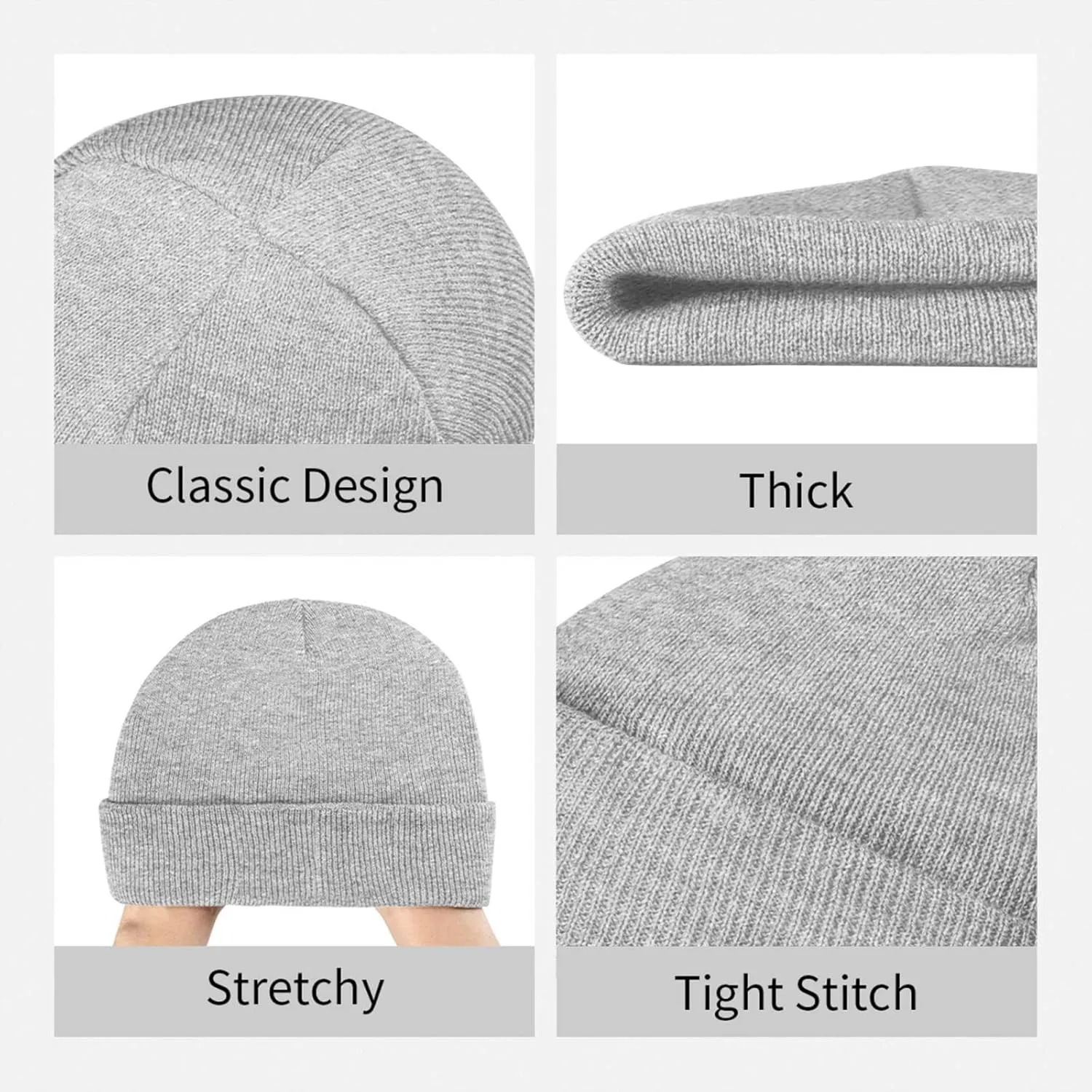 Beanie Hat for Women Men ovely Pet Dog Beagle Knitted Hat Warm Winter Hat