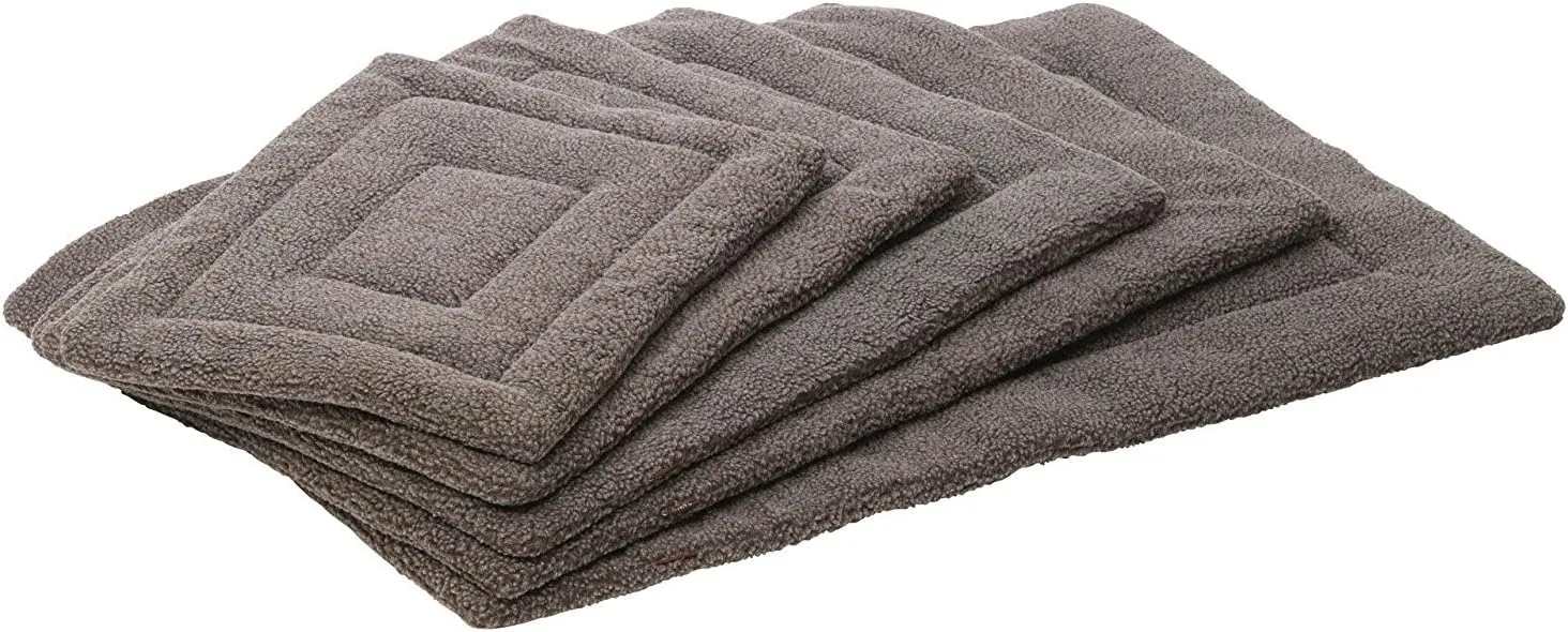 Berber Fleece Dog Crate Mat, Medium, Coco