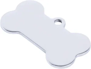 Bone Shaped Pet Id Tags Dog Cat Name Label Tags Pet Name Address Engraved Tag Collar Pendants for Dogs and Cats,Style 1