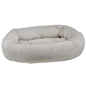 Bowsers Donut Dog Bed Microvelvet Chenille Aspen