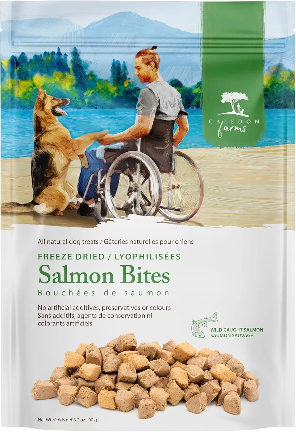 Caledon Farms Freeze Dried Bites - Salmon 90G/3.2OZ