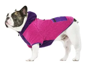 Canada Pooch Cool Factor Hoodie Size 16 Pink/Purple Teddy-Bear fleece Dog Hoodie