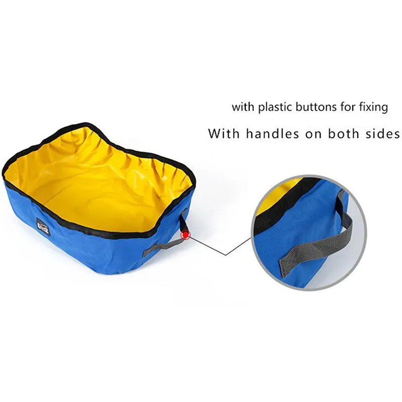 Cat Bedpans Portable - Outdoor Cat Litter Box Foldable Travel Cat Litter Pan