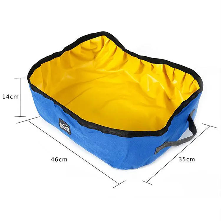 Cat Bedpans Portable - Outdoor Cat Litter Box Foldable Travel Cat Litter Pan