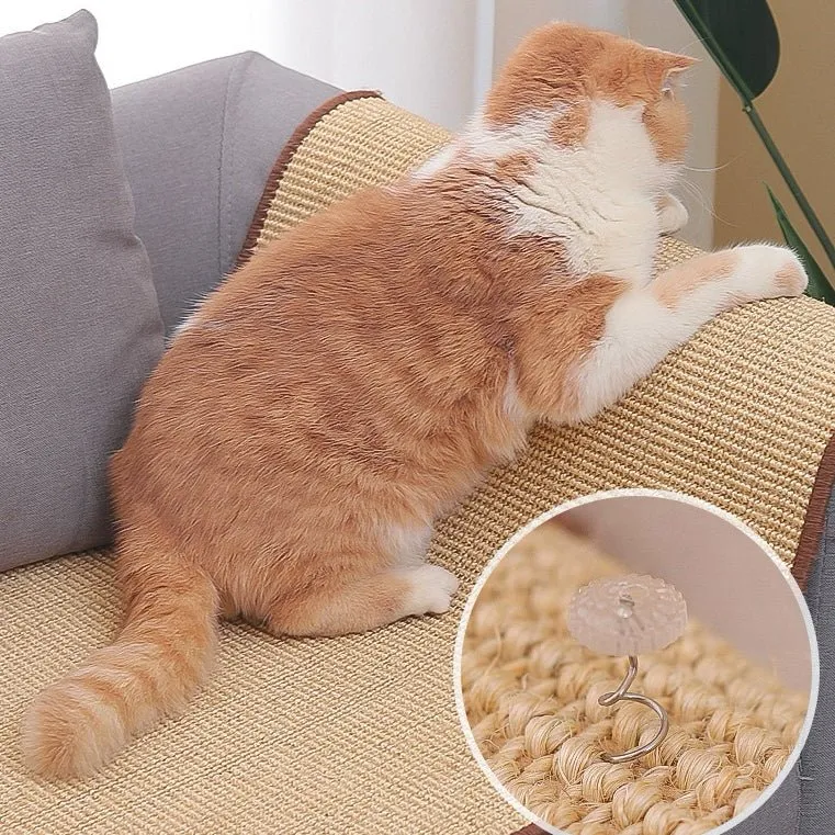 Cat Sisal Scratcher Mat (Random Colour)