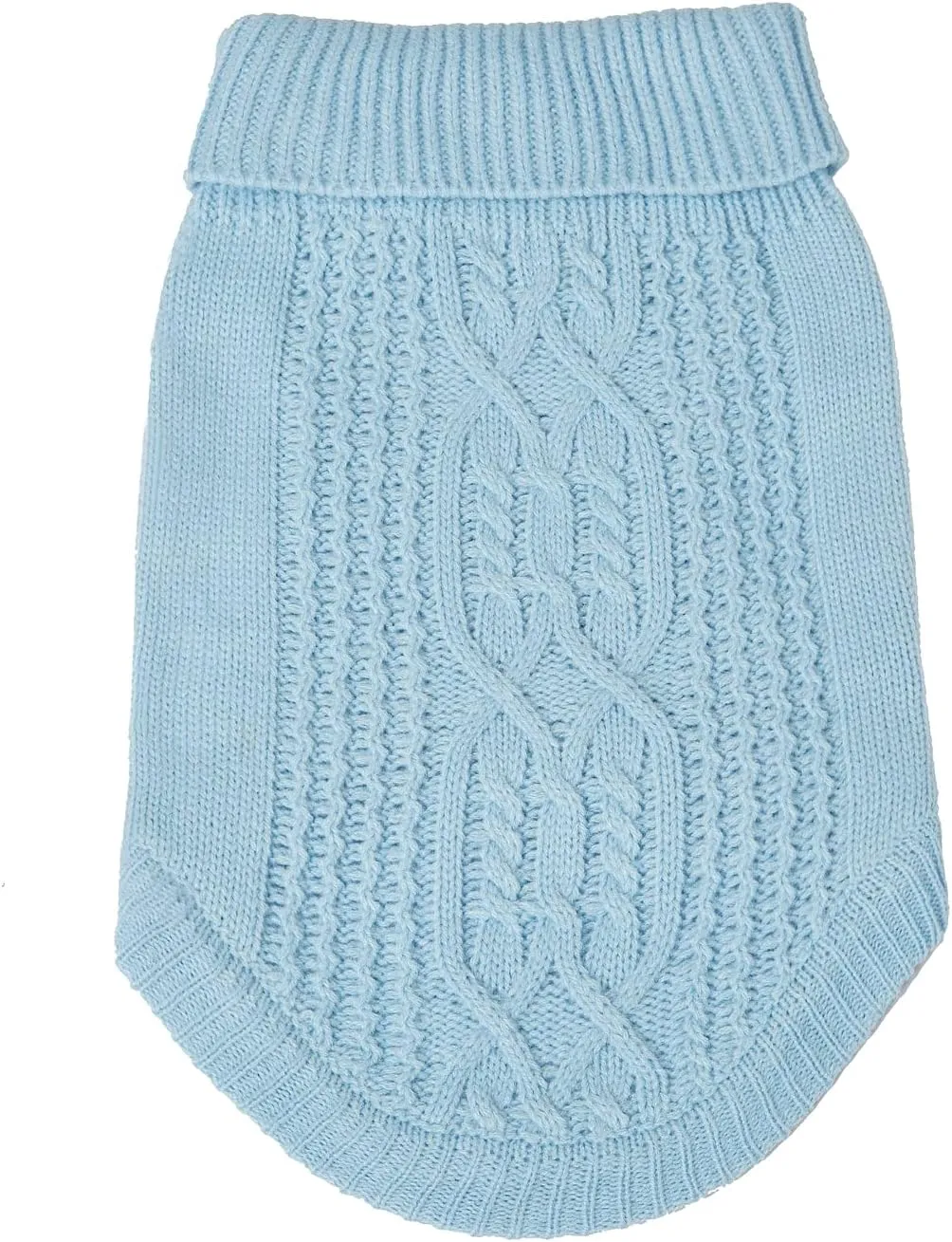 Cat Sweater Keep Your Pets Cozy, 16 Color Turtleneck Knitted Sleeveless Cat Clothes, Winter Outfits for Cats & Small Dogs During Cold Seasons (Blue, X-Small)