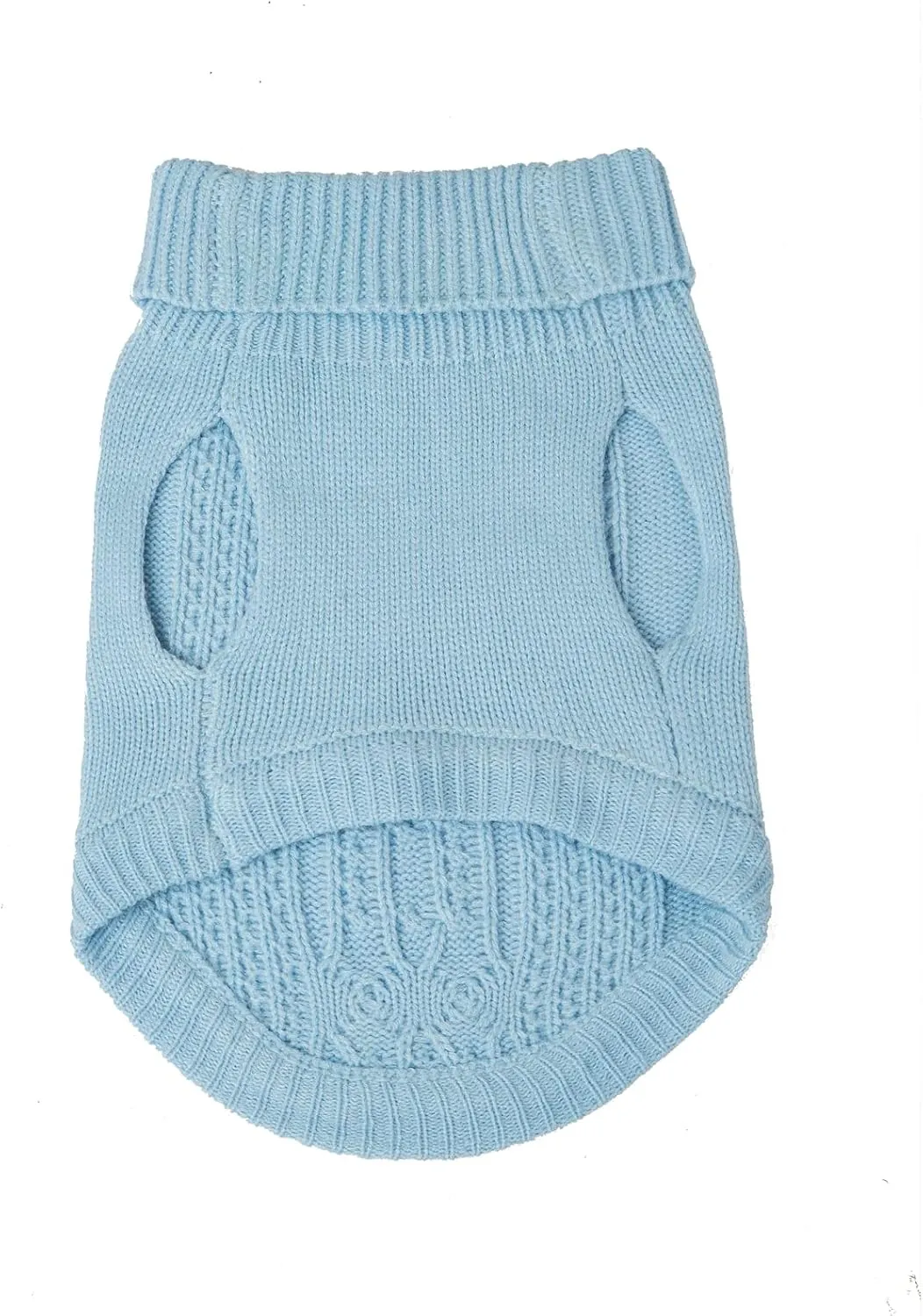 Cat Sweater Keep Your Pets Cozy, 16 Color Turtleneck Knitted Sleeveless Cat Clothes, Winter Outfits for Cats & Small Dogs During Cold Seasons (Blue, X-Small)