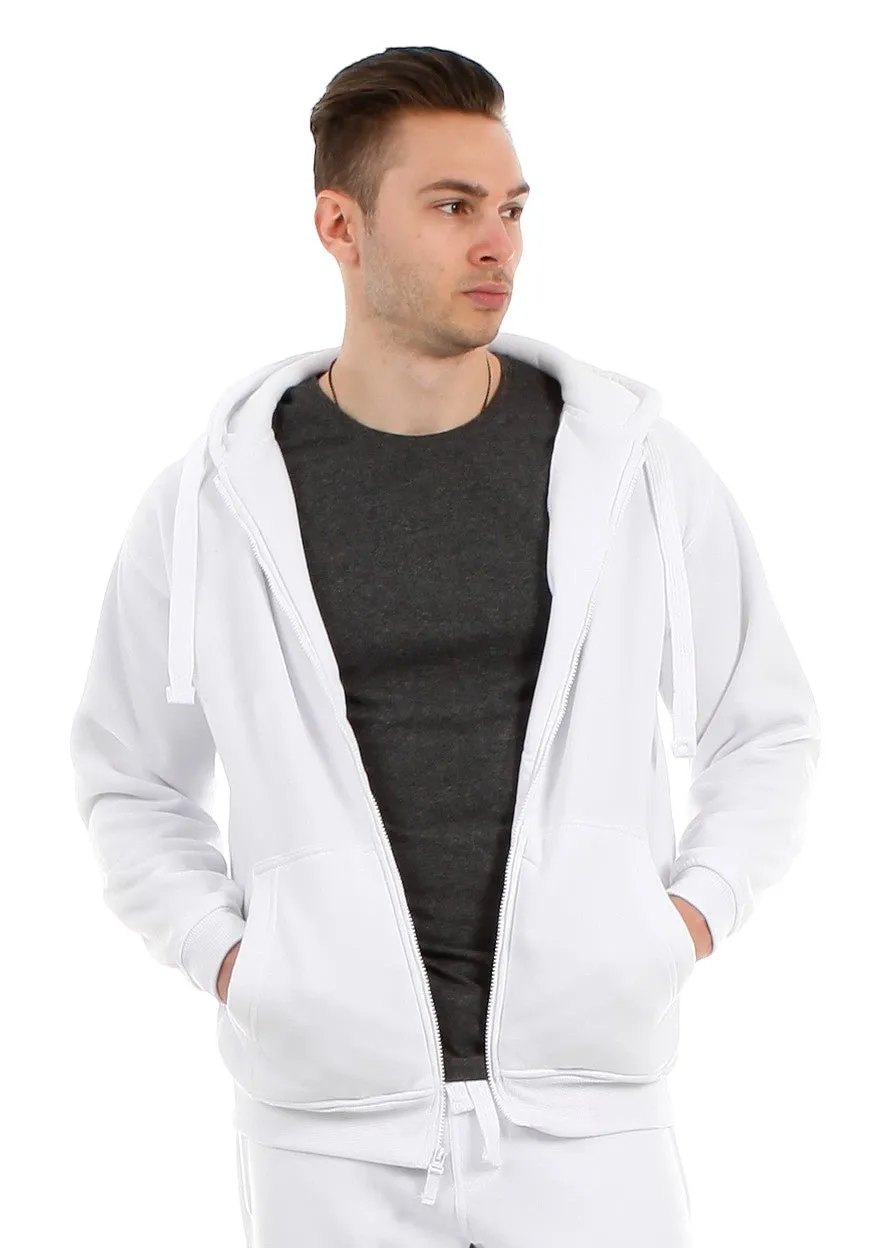 Classic Zip-Up Hoodie – Warm Fleece, Perfect for Any Season