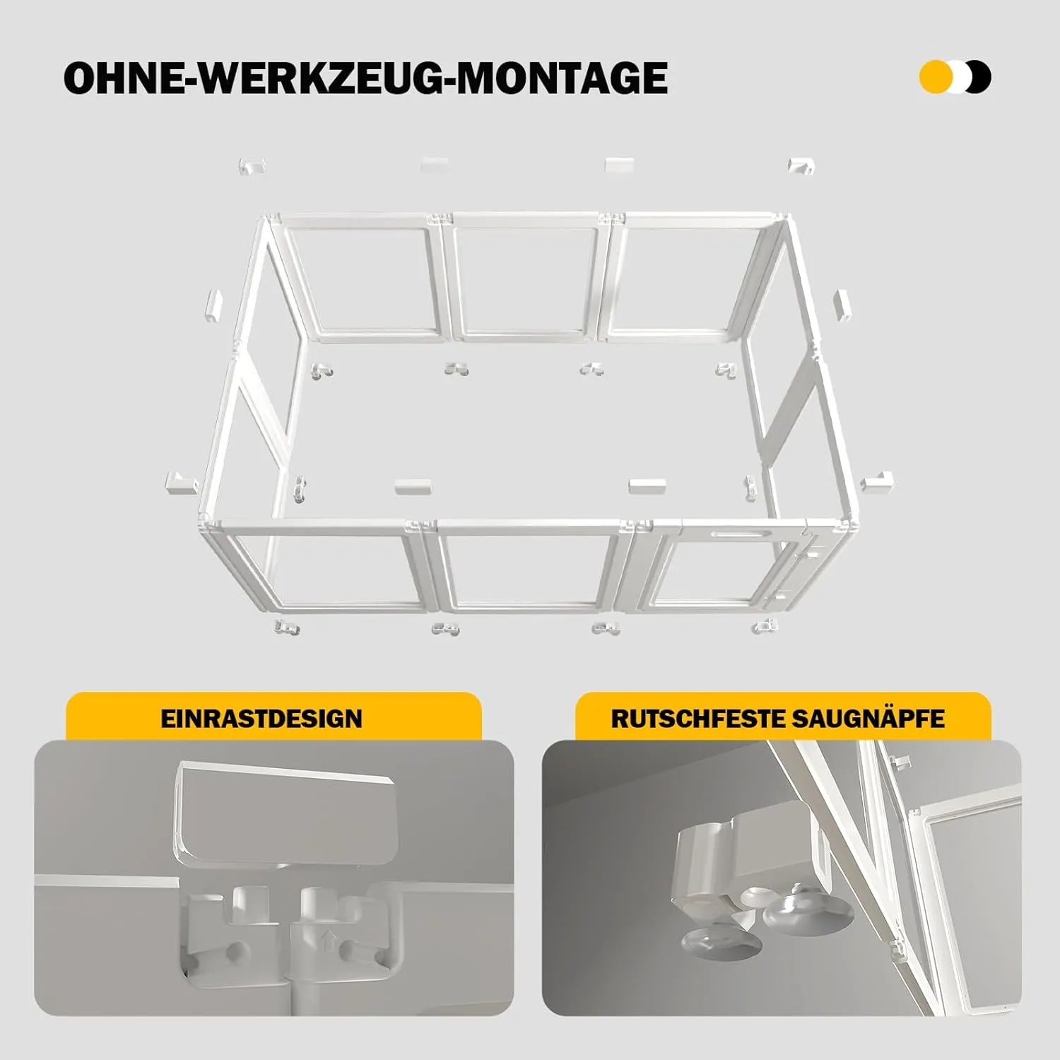 Clear Acrylic Plastic Dog Playpen Indoor,for Puppy Cat Rabbit Ferret Transparent Pet Pen,Easy Assemble Whelping Crate Kennel Cage Enclosure,Preferable for Small Dogs (23.6 Height, 8PCS)