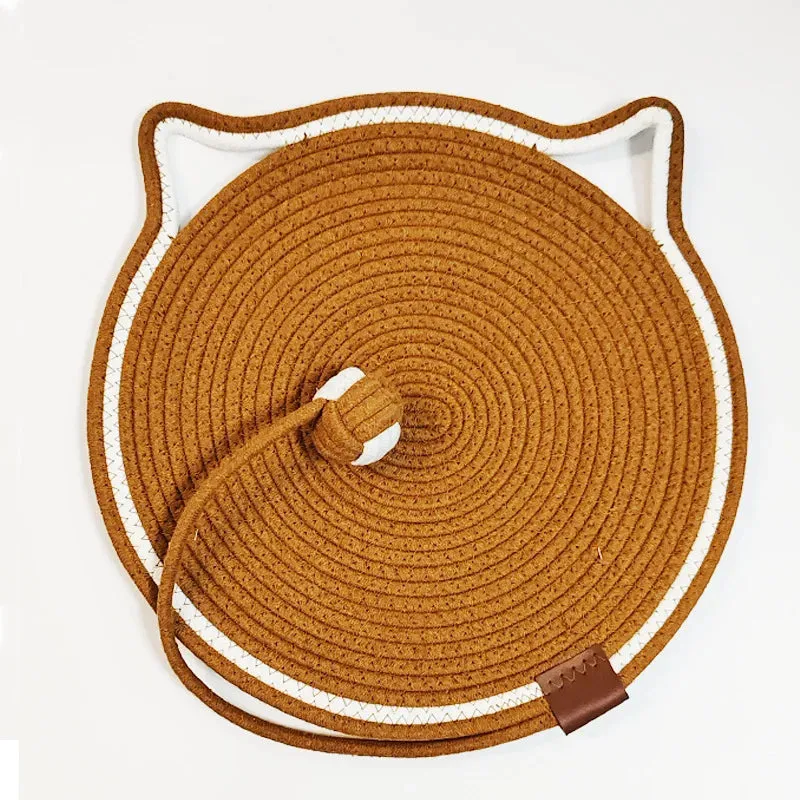 Cotton Rope Cat Scratcher Mat for Nail Care