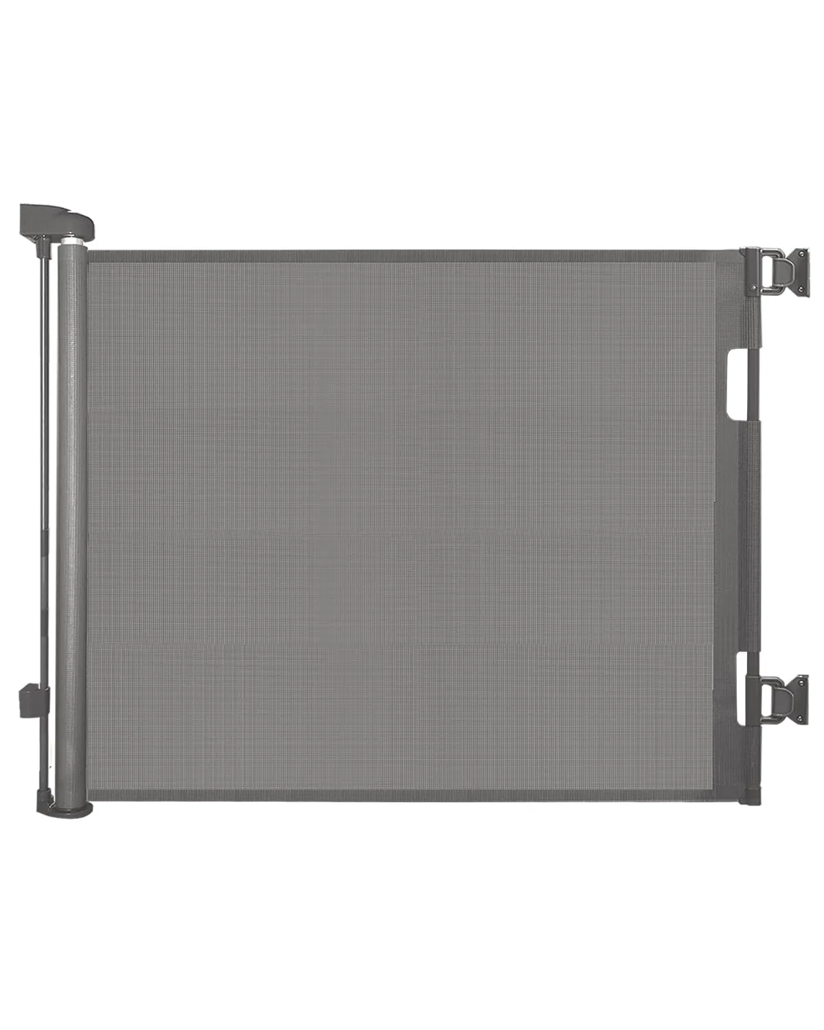 DEAR LOV Retractable Mesh Baby Gate, 33" Tall, Extends up to 55" Wide, Child Safety Gate for Doorways, Stairs, Hallways, Indoor/Outdoor (33"x55", Gray)