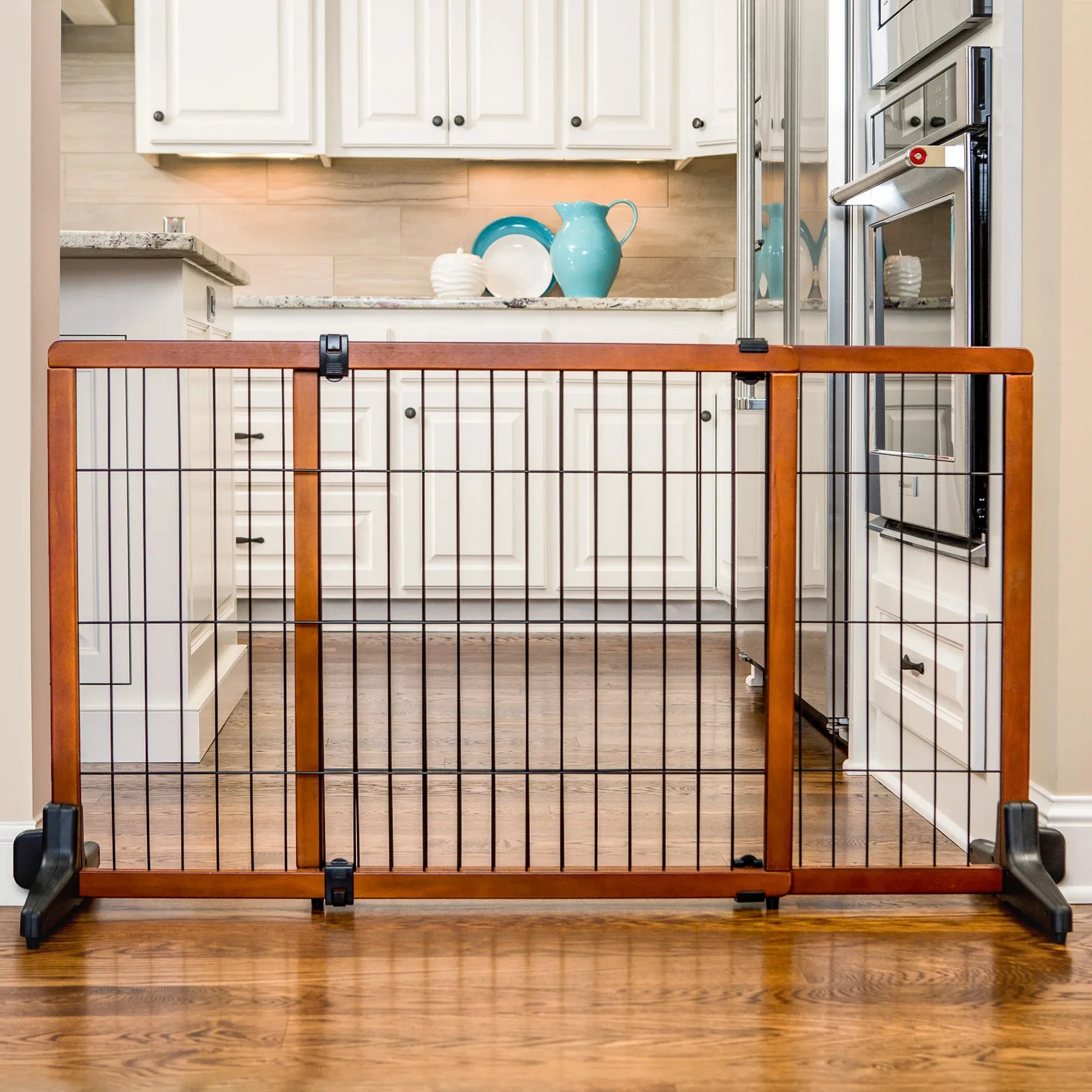Design Paw Extra Tall Extra Wide Freestanding Pet Gate