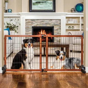 Design Paw Extra Tall Extra Wide Freestanding Pet Gate