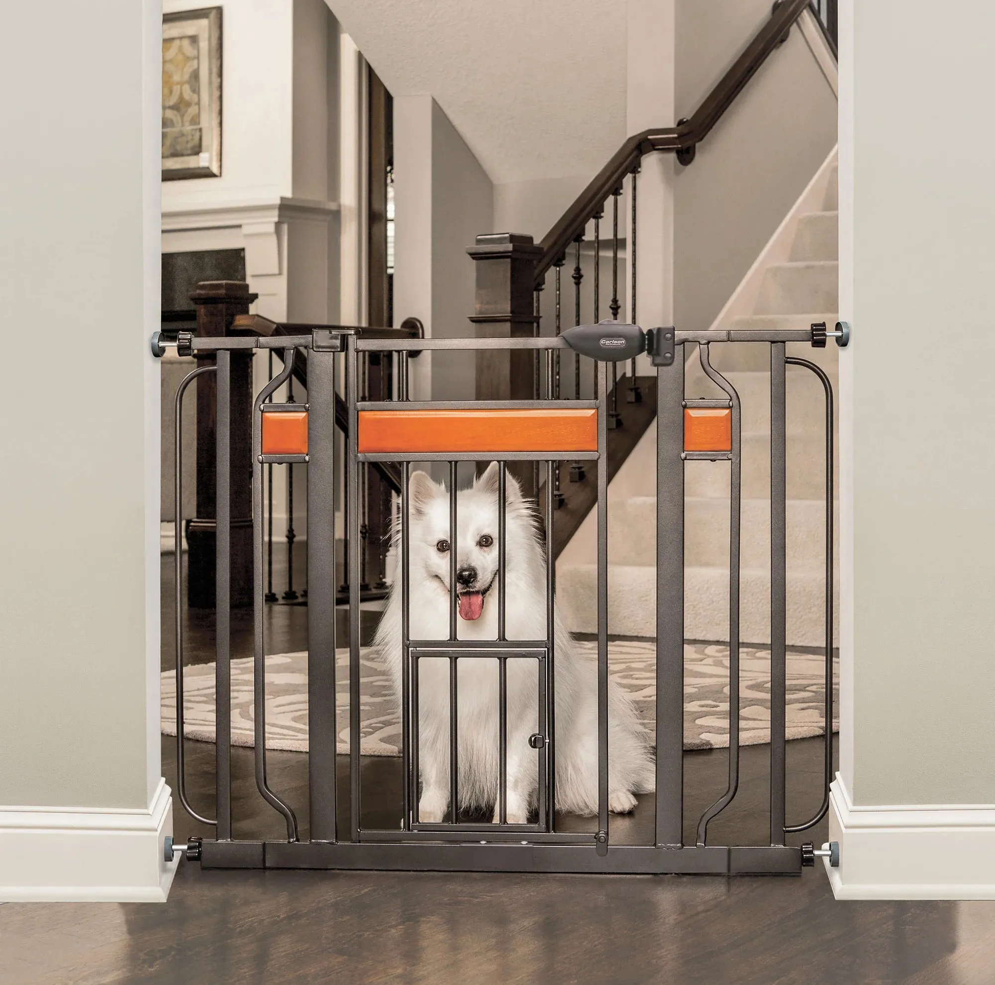 Design Paw Extra Wide Walk-Thru Pet Gate