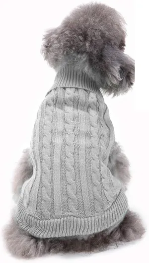 Dog Sweater, Warm Dog Sweaters for Small Dogs Medium Large Dogs, Cute Winter Classic Turtleneck Pet Sweater Cat Sweater Dog Clothes Coat Dog Christmas Sweaters for Girls Boys Dog Puppy Cat