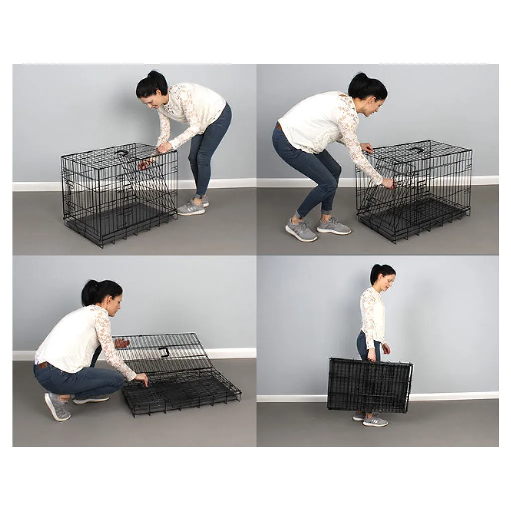 Fido Classic Crate | Folding, Twin Door Dog Crate