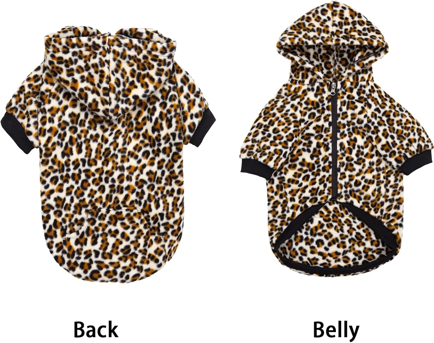 French Bulldog Clothes Dog Hoodie Sweatshirts with Pockets for Small Dogs Puppy Chihuahua Coat Clothing Pet Cat Hoodie Fleece Dog Sweaters Costume
