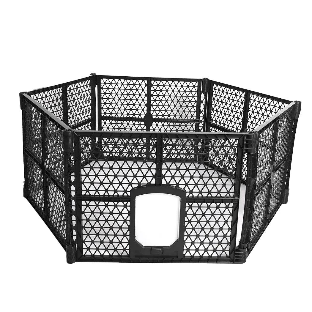 Garden Outdoor Pet Playpen Foldable 6 Panels