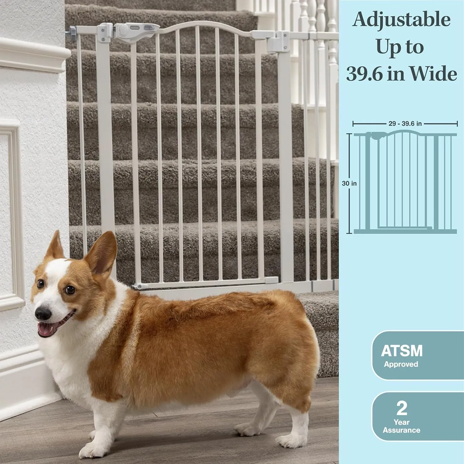 Gate for Pets-29-39.6"