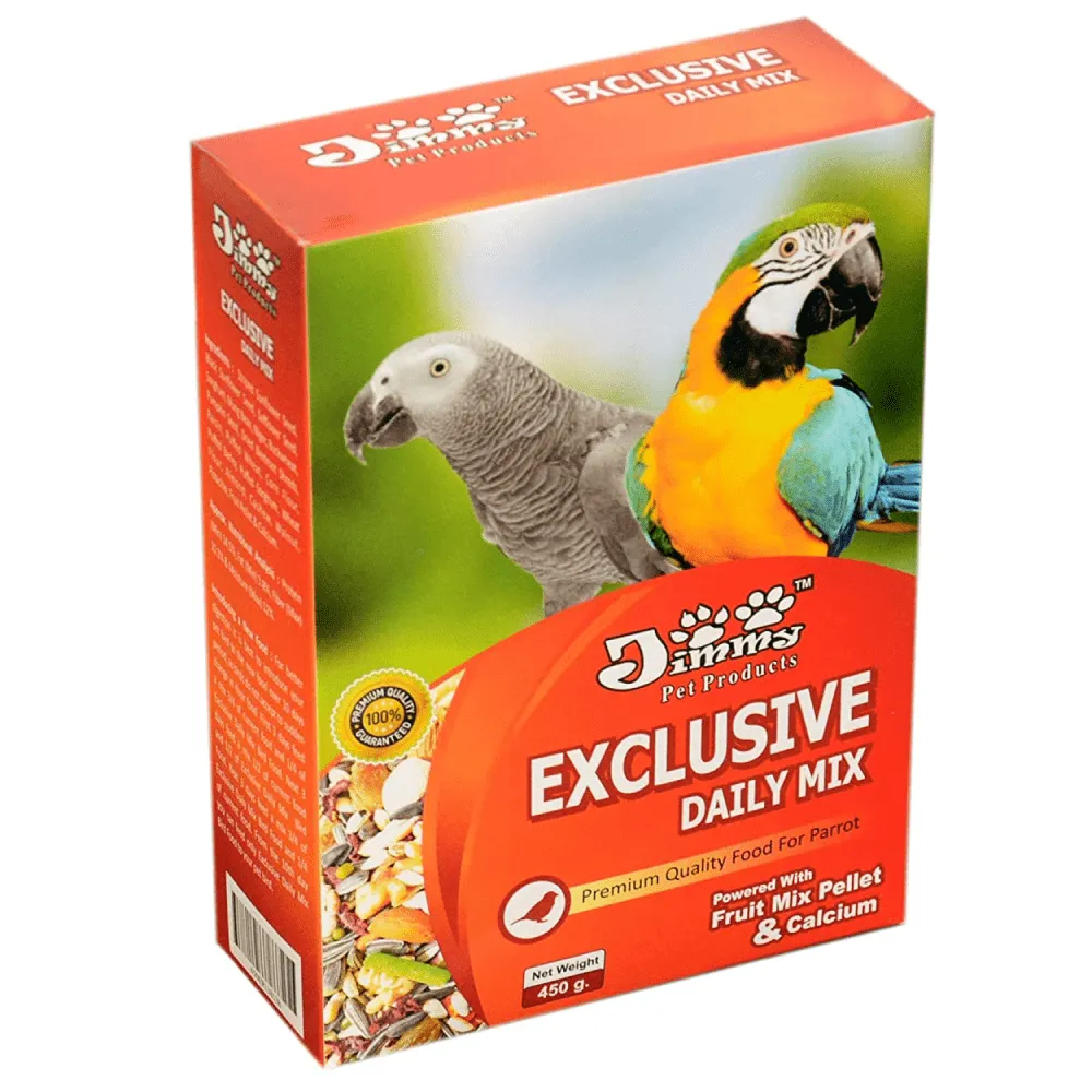 JiMMy Exclusive Daily Mix Parrot Food (Limited Shelf Life) (Buy 1 Get 1)