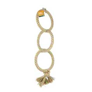 Jute Triple Parrot Triple Ring - 16CM