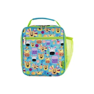 Kasey Rainbow Critters Insulated Childrens Lunch Bag Blue