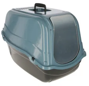 Kerbl Emma Eco Black And Blue - Covered Cat Litter Box - 57X39x41 Cm