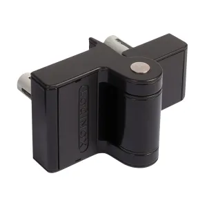 Locinox Puma Compact 2 Way Adjustment 180Deg Surface Mounted Hinge Black 9005