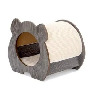 Lulu's World Lu-Casa Pico Oak Cat House