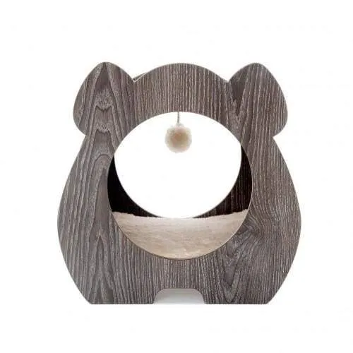 Lulu's World Lu-Casa Pico Oak Cat House