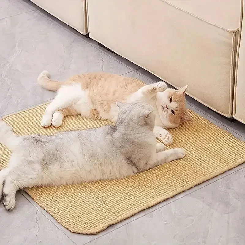 Natural Sisal Cat Scratcher Mat for small Kittens