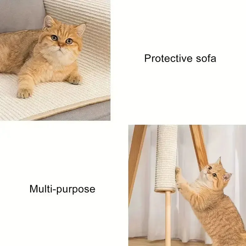 Natural Sisal Cat Scratcher Mat for small Kittens