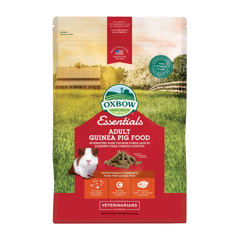 Oxbow Animal Health Essentials All Natural Adult Guinea Pig Food