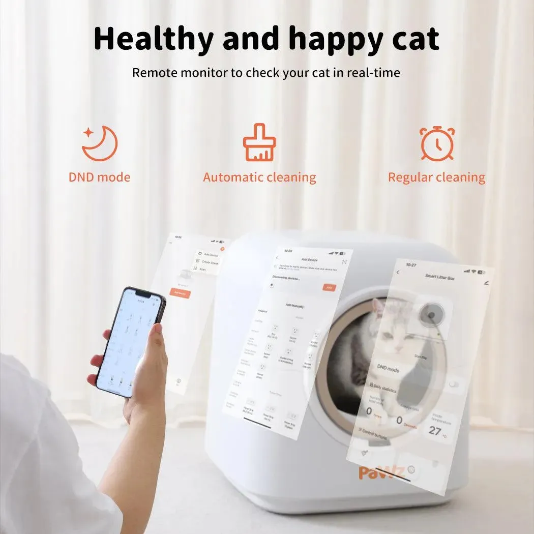 PaWz AutoClean Pro Automatic Self Cleaning Cat Litter Box